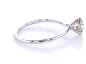 Prabangus aukso žiedas su dideliu 1.0 ct deimantu - nuotraukos Nr. 4