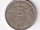 Vokietija 3 reichsmarkės, 1925 - nuotraukos Nr. 2