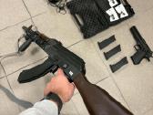 Airsoft komplektas: E&l Ak, Desert Eagle, apranga - nuotraukos Nr. 7