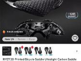 Ryet 3D Carbon balneliai 143mm ir 135mm - nuotraukos Nr. 9