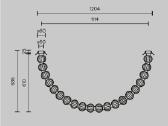 Maytoni Amulet – 2 stiklo LED šviestuvai - nuotraukos Nr. 8