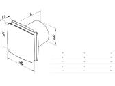 Naujas ventiliatorius 100 mm skersmens, 14 W - nuotraukos Nr. 3