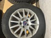 Saab ratlankiai R16 su žieminėm padangom - nuotraukos Nr. 3