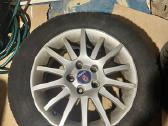 Saab ratlankiai R16 su žieminėm padangom - nuotraukos Nr. 4