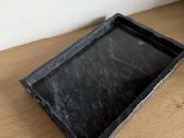 Juodas marmurinis padėklas 30 x 20 cm - nuotraukos Nr. 3