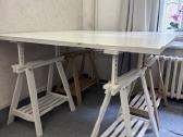 Ikea Mittback Stalo žirgės / kojos / baltos - nuotraukos Nr. 3