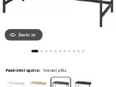 Ikea Alex rašomasis stalas su 2 spintelėmis - nuotraukos Nr. 2