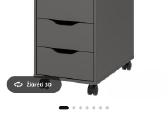 Ikea Alex rašomasis stalas su 2 spintelėmis - nuotraukos Nr. 4