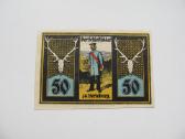 Notgeldas 50 pfenig , Berleburg Vokietija ,1921 - nuotraukos Nr. 2