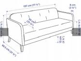 Ikea Triviete sofa Linanas - nuotraukos Nr. 3