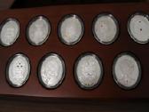 9 sidabrinių monetų rinkinys „Faberg Eggs“ 925 - nuotraukos Nr. 23