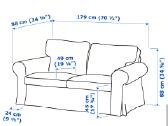 Dvivietė sofa (Ikea Ektorp) - nuotraukos Nr. 2