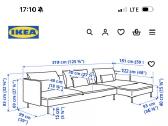 Ikea sofa šviesiai zalia - nuotraukos Nr. 8