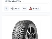 225/60 R17 35€ 1vnt (Likutis ~9mm) Kaip naujos - nuotraukos Nr. 5
