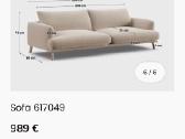 Nauja Berry Baldai sofa - nuotraukos Nr. 2