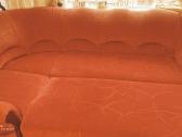 Raudona kampine sofa - nuotraukos Nr. 2