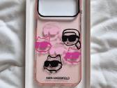 Karl Lagerfeld rožinis dėklas iPhone 17 Pro Max - nuotraukos Nr. 2