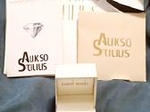 Elegantiški auksiniai auskarai su deimantais - nuotraukos Nr. 4