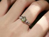 Azura Jewelry žiedas su peridotu - nuotraukos Nr. 4