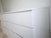 Balta Malm komoda iš Ikea su 6 stalčiais - nuotraukos Nr. 5