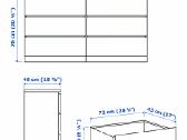 Balta Malm komoda iš Ikea su 6 stalčiais - nuotraukos Nr. 7