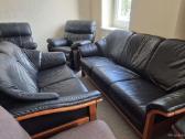 Puiki, pilnai natūrali oda! Sofa-lova! - nuotraukos Nr. 6