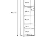Sekcija, vitrina, nauja, 63 cm plotis - nuotraukos Nr. 6