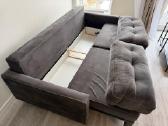 Veliūrinė sofa-lova - nuotraukos Nr. 3