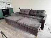 Veliūrinė sofa-lova - nuotraukos Nr. 8