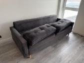 Veliūrinė sofa-lova - nuotraukos Nr. 9