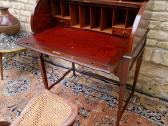 Vintažinis Art Nouveau raudonmedžio sekreteras - nuotraukos Nr. 24