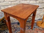 Vintažinis mid century ąžuolo masyvo staliukas - nuotraukos Nr. 23