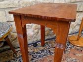 Vintažinis mid century ąžuolo masyvo staliukas - nuotraukos Nr. 26