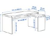 Ikea Malm rašomasis stalas - nuotraukos Nr. 12