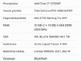 Galingas gaming Pc Rtx 4080 Super + priedai - nuotraukos Nr. 6