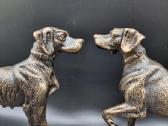 Didelė, sunki 49 cm pločio metalinė 2-jų šunų - nuotraukos Nr. 8
