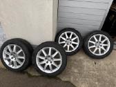 Audi R17 ratlankiai 5x112 et 45 7.5 J su padangom - nuotraukos Nr. 4