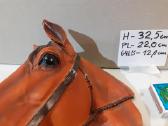 Arklio galvos sienos skulptūra Aukštis 32cm. - nuotraukos Nr. 5