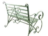Provanso stiliaus metalinis sodo suoliukas 4v - nuotraukos Nr. 9