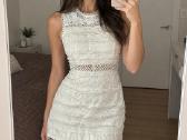 Prabangi balta nėrinių suknelė Premium White Lace - nuotraukos Nr. 3
