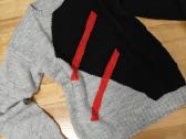 Rankų darbo „Urban Contrast“ megztinis Wool Look - nuotraukos Nr. 2
