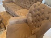 Parduodama geros būklės sofa ir du foteliai - nuotraukos Nr. 4