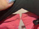Rožinė crop top palaidinė su iškirpte - nuotraukos Nr. 4