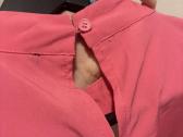 Rožinė crop top palaidinė su iškirpte - nuotraukos Nr. 5