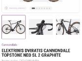 Elektrinis Cannondale Topstone Neo Sl2 - nuotraukos Nr. 2