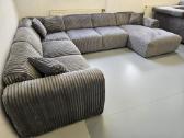 Nauja, didelė U formos kampinė sofa. - nuotraukos Nr. 3