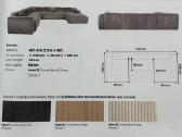 Nauja, didelė U formos kampinė sofa. - nuotraukos Nr. 8