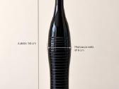 Juodo stiklo vaza, 50cm - nuotraukos Nr. 2