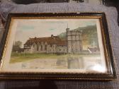 Akvarelės paveikslas „Stokesay Castle“ - nuotraukos Nr. 7