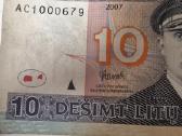 10 litu banknotas Ac serijos - nuotraukos Nr. 3